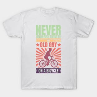 Bycicle Cyclist Grandpa T-Shirt